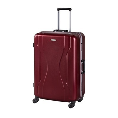 日本製スーツケース WT コヴァーラム 84L (レッド) 06583-10