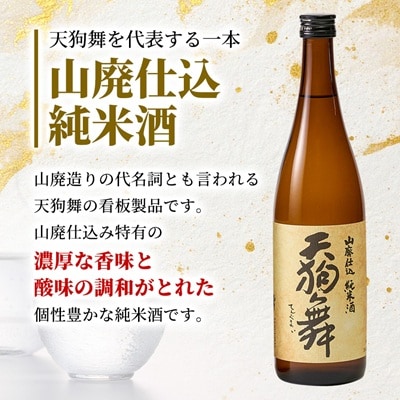 【白山の地酒】天狗舞の「山廃純米大吟醸」「山廃仕込純米酒」セット