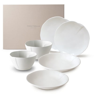 【NIKKO】スターターペアセット 「ロータス」《ニッコー食器》(12740-SP09)