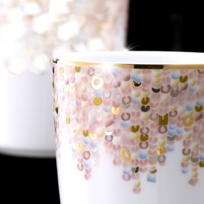 【NIKKO】色違いペアマグセット「スパングルス」《ニッコー食器》(124725-FF01)
