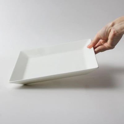 NIKKOの22.5cm角皿2枚セット「エクスクイジット」《ニッコー食器》(11700-FF11)