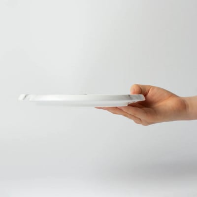 NIKKOの20.5cmプレートセット「マーブルグレー」《ニッコー食器》(11402-0020-5)