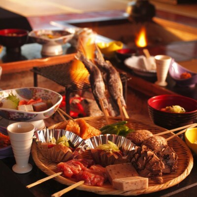 1泊2食いろり炭火膳【飛騨牛ステーキ付】ペア宿泊券!～自然派な温泉料理旅館～一里野高原ホテルろあん