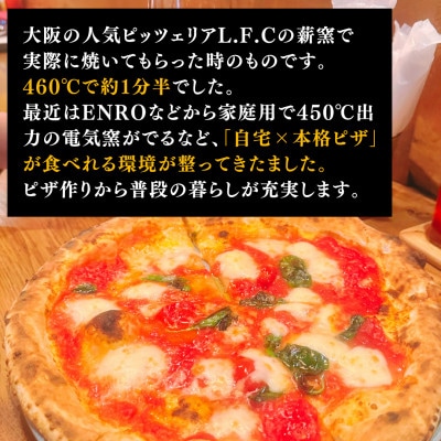 【ナポリのピザ生地 170g 10個】17-25cm分 ★本格ピザを自宅で★失敗しないマニュアル付