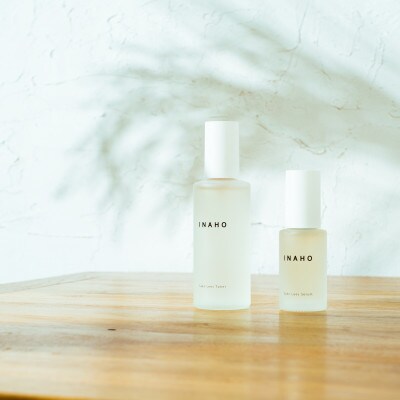 白山市の酒蔵の酒粕を使ったサスティナブルなコスメ「INAHOSakeLees」化粧水と美容液セット