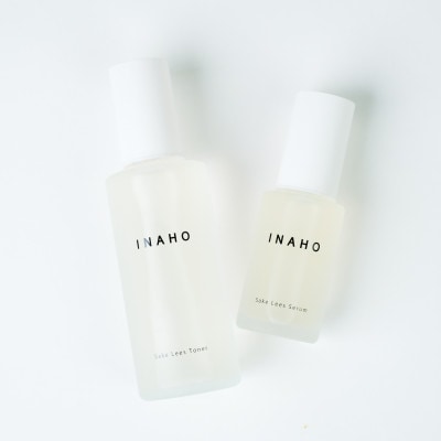 白山市の酒蔵の酒粕を使ったサスティナブルなコスメ「INAHOSakeLees」化粧水と美容液セット