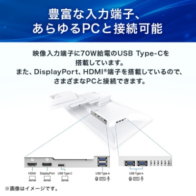 【国内生産】EIZO USB-C搭載 27型4Kモニター FlexScan EV2740S ブラック