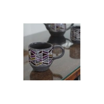 陶芸作家　高森絢子作　彩黒器　ーマグカップー