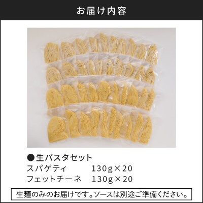 【5営業日以内に発送】生パスタセット 詰め合わせ 各20個　K036-008