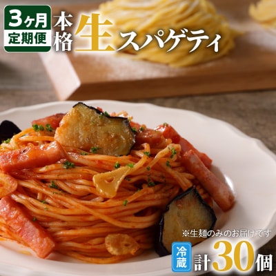 【3ヶ月定期便】生スパゲティ10個　K036-T01