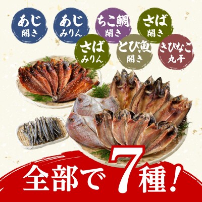 こしき海洋深層水仕立て 塩干物 7種 詰め合わせ(FS-01)　K065-001