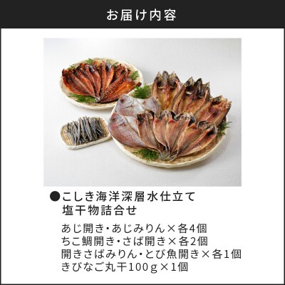 こしき海洋深層水仕立て 塩干物 7種 詰め合わせ(FS-01)　K065-001