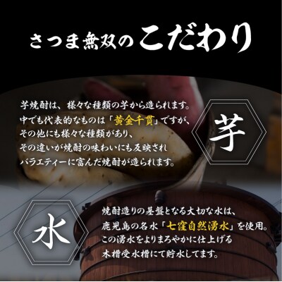 【10営業日以内に発送】【さつま無双】飲み比べ6本セット　K095-002