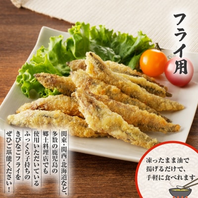 【津曲商店】きびなご一夜干し、フライ用詰合せ 1kg　K100-001