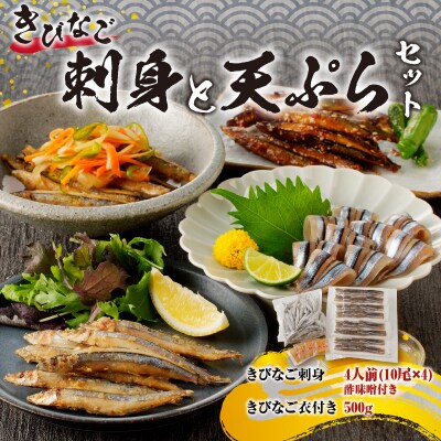 キビナゴの刺身と天ぷらセット　K100-003