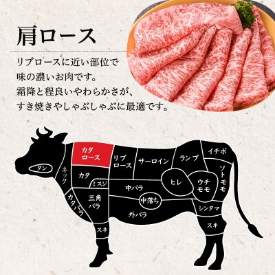 鹿児島県産黒毛和牛肩ロース肉(4等級)　K171-001