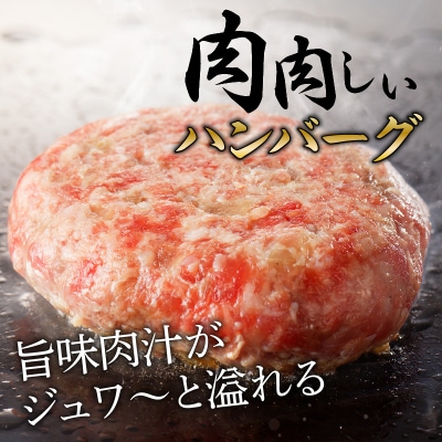 【肉のヨコムラ】鹿児島県産 黒毛和牛100%ハンバーグ(2個入×6パック)　K189-004