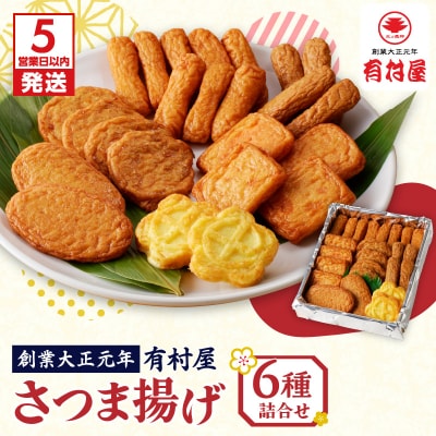【5営業日以内に発送】有村屋 さつま揚げ 6種　K094-001