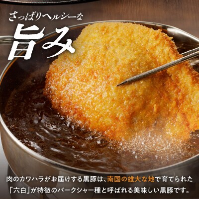 かごしま黒豚 下ロースカツ用　8枚入り　K146-005