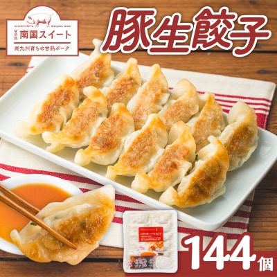 南国スイート豚生餃子144個　K002-031