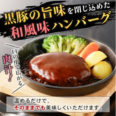 【10営業日以内に発送】鹿児島黒豚ハンバーグ 12個入り　K091-011
