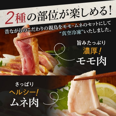 二幸食鳥 本場鹿児島 老舗鶏屋のとり刺し 小分けパックセット 鳥刺し専用たれ付　K243-001
