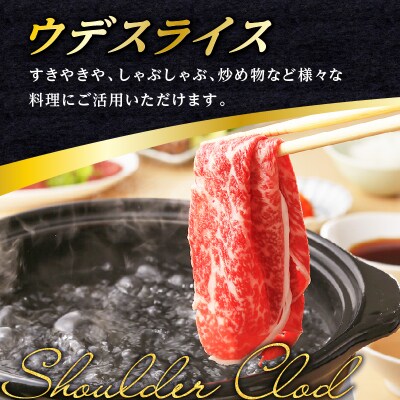 鹿児島黒牛ウデすきやきセット(計600g)　K127-012
