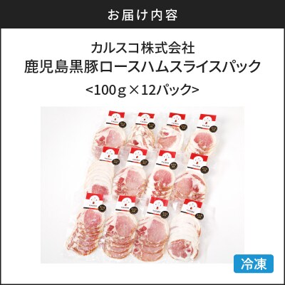 鹿児島黒豚ロースハムスライスパック 12P　K038-003_03