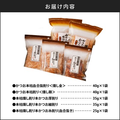 ご家庭で料亭のダシを!鰹節屋の本格削り節セット　K020-011
