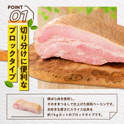 原形ベーコンブロック　約2kg　K161-019_02