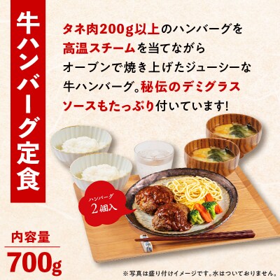 マジカル冷凍定食　牛ハンバーグ定食　K258-004