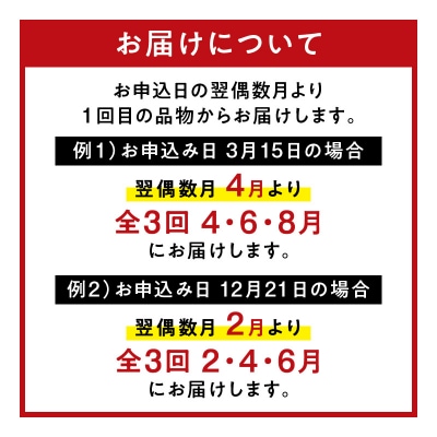 【全3回偶数月】バラエティ定期便　K161-T04