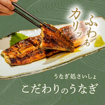 「うなぎ処　さいしょ」うなぎの蒲焼セット 3切×2パック　K030-001