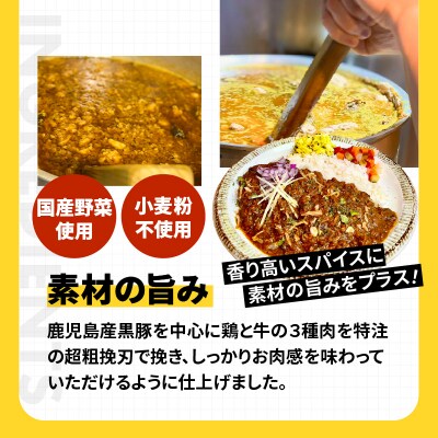冷凍黒豚キーマカレー6食セット　K315-001