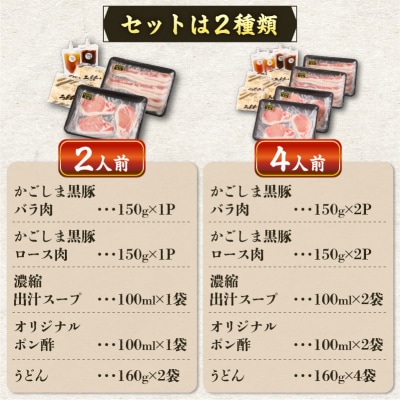 【5営業日以内に発送】かごしま黒豚しゃぶしゃぶセット2人前　K329-001_01