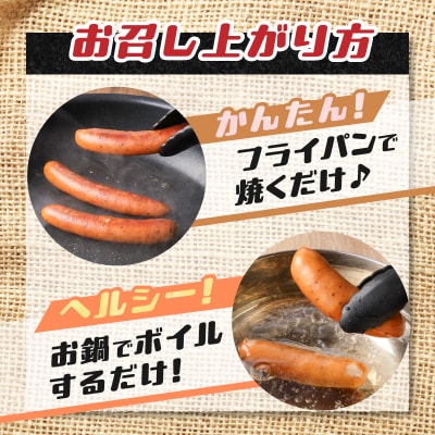 訳あり粗びきウインナーフランクセット 計1.4kg　K161-017_06