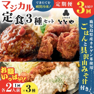 【全3回定期便】マジカル冷凍定食三種セット　K258-T04_a