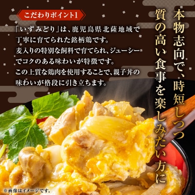 【全6回定期便】鹿児島県産親子丼の具(4食分)　K258-T07_04a