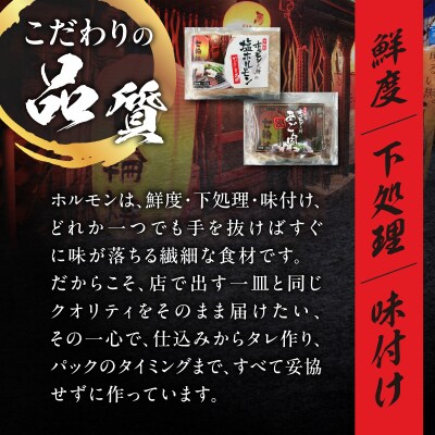 かごしま黒豚 ホルモンセット4人前 (2×2セット)　K378-001_02