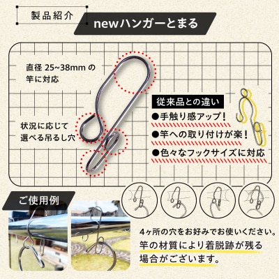 「ハンガーとまる」3個セット　