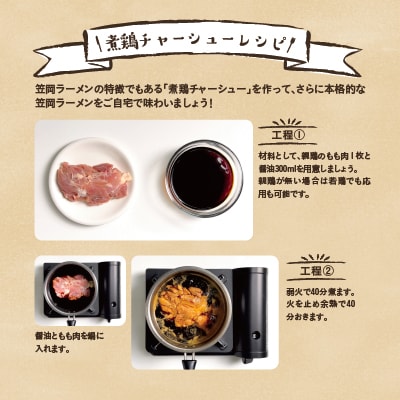 “笠岡のソウルフード”笠岡ラーメン14食入(煮鶏チャーシューのレシピ付)　A-197