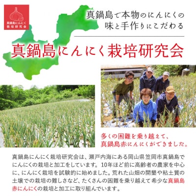  真鍋島赤にんにくしょうゆ漬とオリーブオイル漬のセット　A-194
