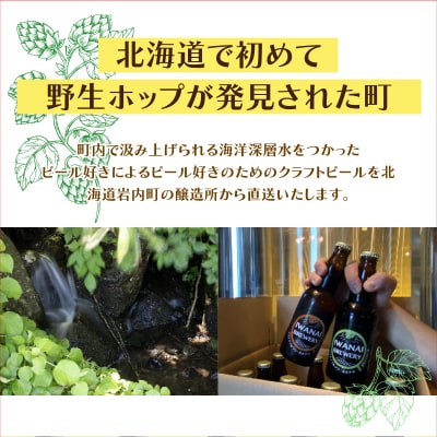 IWANAI BREWERY&HOTEL クラフトビール 飲み比べ3本セット F21H-473