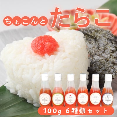 北海道岩内町・カクイチのちょこんとたらこ6種セット F21H-442