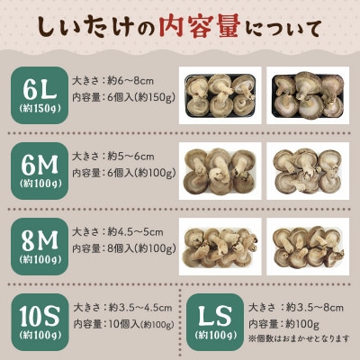 しいたけ 無印品 6M(約100g)×30パック