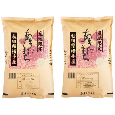 【令和6年産】秋田県横手市産 あきたこまち 白米 10kg(5kg×2袋)