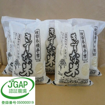 【JGAP認証】【秋田県特別栽培農産物認証】令和元年度産「あきたこまち」精米2kg×10袋