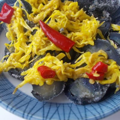 【玄米と漬け】(おく漬け)菊入フローズン秋田丸小茄子漬け(冷凍品)180g6パック入り