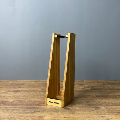 WOOD WORKS ライフルスタンド 1丁掛【本体:ライトブラウン】