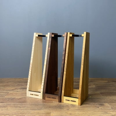 WOOD WORKS ライフルスタンド 1丁掛【本体:ライトブラウン】